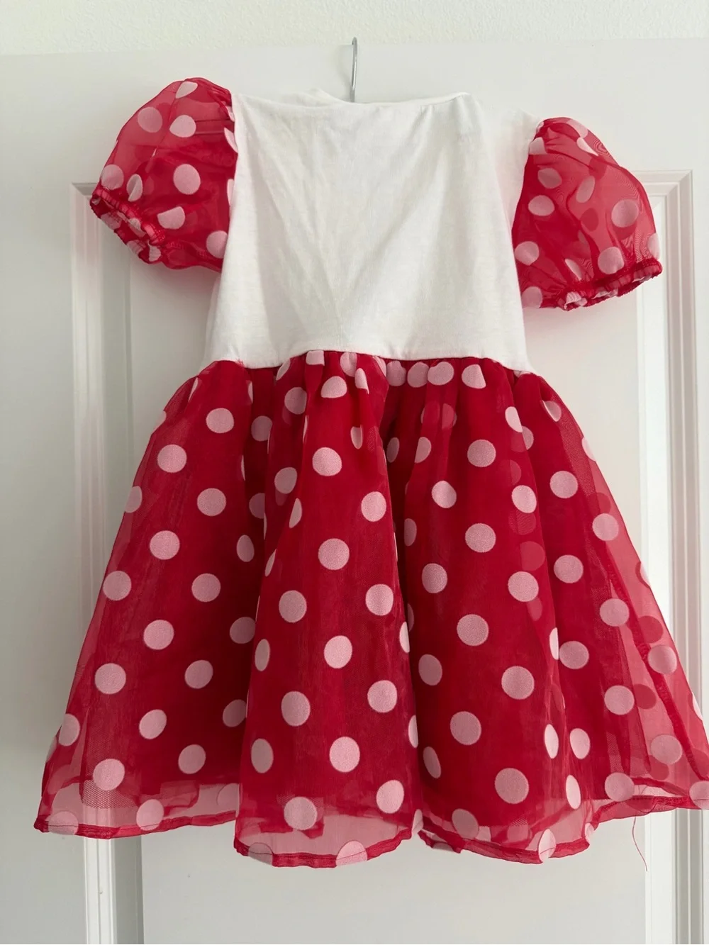 Minnie Mouse Red Polka Dot Tulle Dress for Kids
